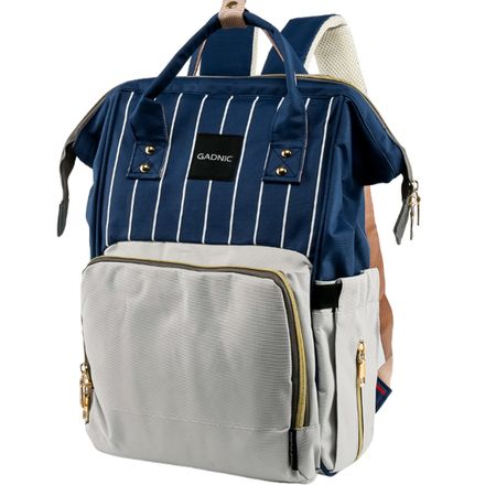 Mochila Gris Gadnic Vintage Impermeable