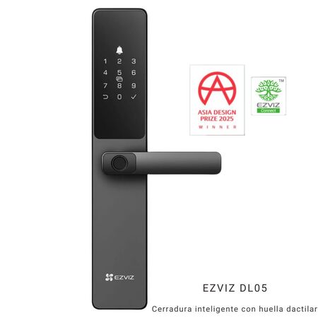 CERRADURA EZVIZ SMART HOME DL05 HUELLA CON PASADOR