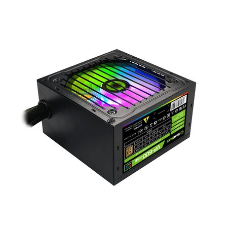 Fuente 600W Gamemax 80 Plus Bronze VP 600 M RGB