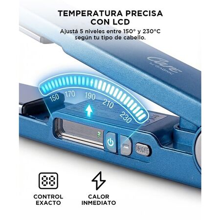 Planchita Para El Pelo Profesional Pro Titanium 2000 Gadnic 30W