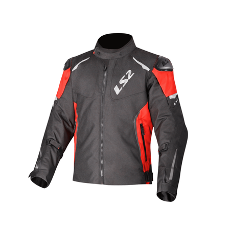 Campera LS2 Zoom Hombre Negra Roja