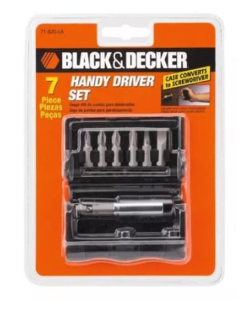 Set Puntas X7 Con Estuche 71-820la Black & Decker