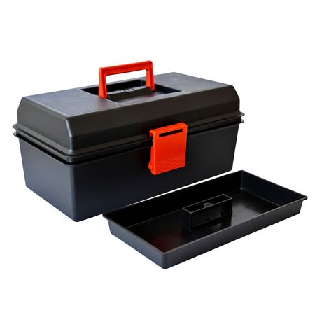 Caja de Herramientas 13 Pulgadas con bandeja - Opening