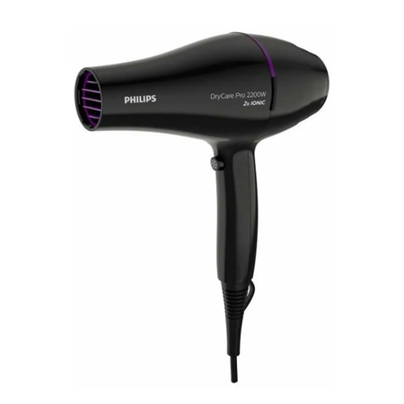 secador de pelo philips drycare bhd274/00 2200w color negro