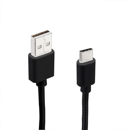 Cable Dekkin Usb Tipo C Trenzado Negro Ca-305 N