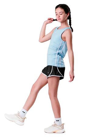 Short Atomik Aqua Kids Niños Moda Negro