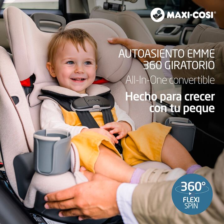 Butaca de seguridad 360° Maxi Cosi Emme Desert Wonder - Vista 5