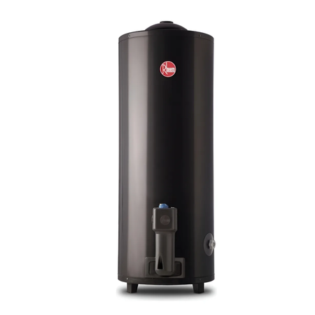 termotanque a gas 120 litros carga superior rheem tgnp120rh