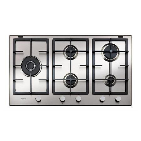 Anafe a Gas Whirlpool Ispirazione 5 Hornallas Inoxidable GMA9522IX