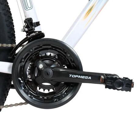 Bicicleta Mountain Bike Topmega Sunshine R29 21v Shimano Talle M Blanca