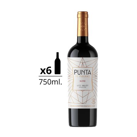 Vino Tinto Punta De Flechas Corte Caja x 6