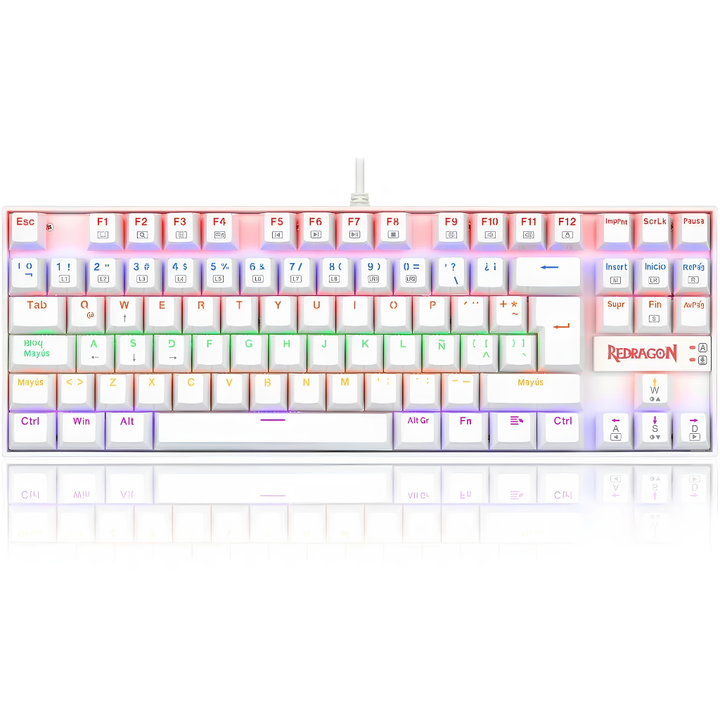 TECLADO REDRAGON (C:BLANCO K552W-KR-SP) - Vista 1