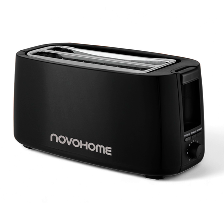 Tostadora Ranura Ancha 4 Rebanadas Novohome Nh-To050 1300w