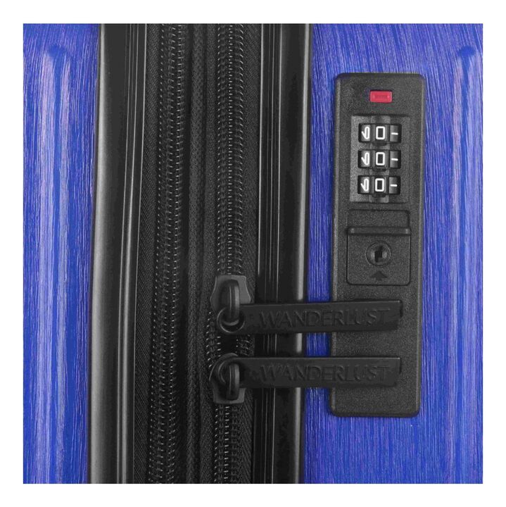 Valija Carry On 20 Abs Combinación Numérica Azul Wanderlust 39379 Hair Fine - Vista 3