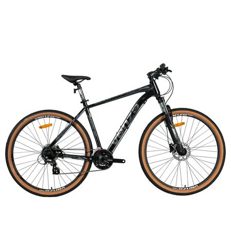 Bicicleta MTB Venzo Thorn Shadow R29 24V Negra/Gris Disco Hidr. Talle S