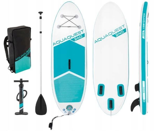Tabla de Bodyboard Aqua Quest Intex 240 YOUTH SUP - Vista 2