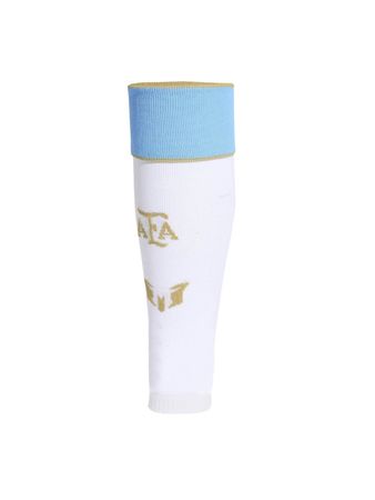 Pantorrillera Adidas AFA 10 Messi Unisex Fútbol Blanco