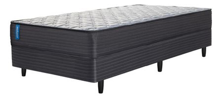 Sommier Y Colchon 1 1/2 Plaza (100x190) Meyer Sleep Resorte