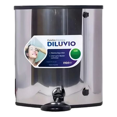 CALEFON DILUVIO 20 LTS ELECTRICO ACERO INOXIDABLE