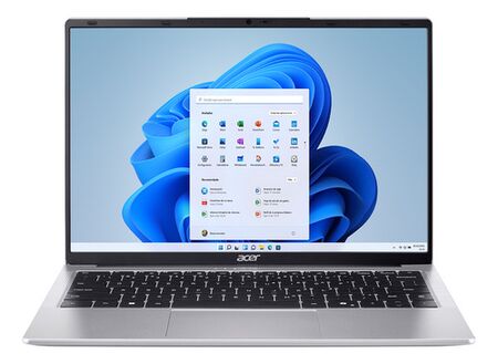 Notebook Acer Aspire Lite Intel Core I3 8gb Ram 256gb Win11 Plateado