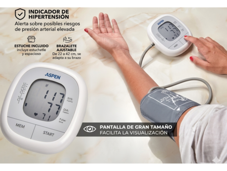 TENSIOMETRO DIGITAL ASPEN KD553 AUTOMATICO DE BRAZO