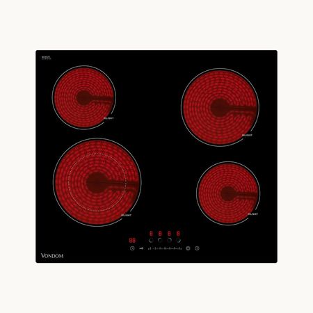 Anafe Eléctrico Vondom Vitrocerámica Empotrable 60 Cm