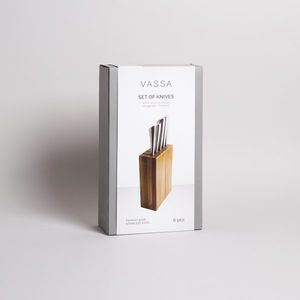 BARRA IMANTADA ACACIA 30X5 CM *VASSA - Vista 5
