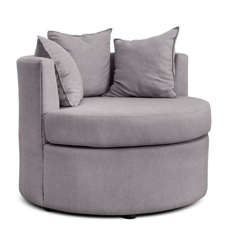 Sillón 1 Cuerpo Redondo Coco Tapizado Shot Mastic Espácity