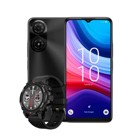 Combo Alcatel A31 Pro 3+64GB Gris + Smartwatch Dekkin GPS AMOLED 1.43"