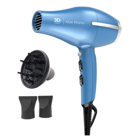 Secador de pelo GAMA 2300W Tempo compact 3D Blue Titanium