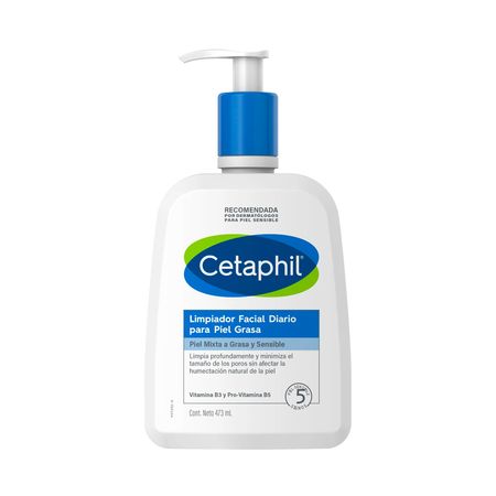 Cetaphil Limpiador Facial Diario Para Piel Grasa 473ml
