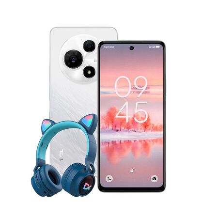 Combo TCL 60 NXTPAPER 8+512GB Alps White + Auriculares Vincha Dekkin Verde