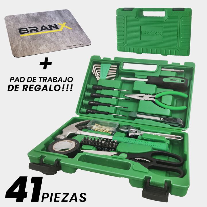 Set Juego Herramientas Maletin Branx 41pzas B200 - Vista 2