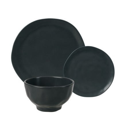 Set x 12 piezas Vajilla Playo Postre Bowl Ceramica Organic Aston