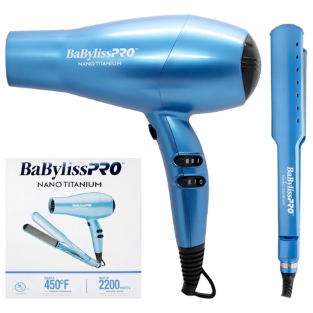 Set Babyliss Planchita De Pelo Alisados + Secador 2200w