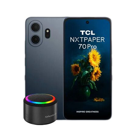 Combo TCL 70 Pro NXTPaper 5G 8+256GB Stellar Blue + Parlante Airbender AS1