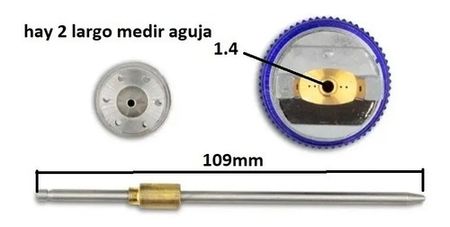 Soplete HVLP Bremen 5937 Kit Reparación 1,4 Milímetros
