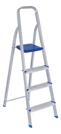 Escalera Aluminio Tipo Tijera Plegable 4 Escalones Mor 5102