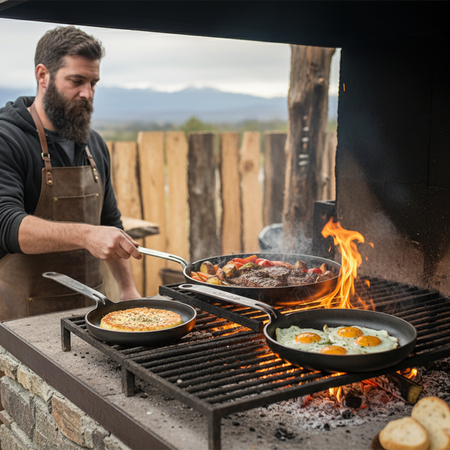 Set De Sartenes + Anafe + Accesorios - La Planchetta 