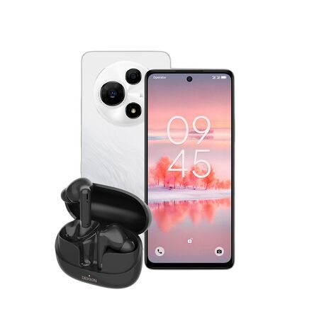 Combo TCL 60 Pro NXTPAPER 8+512GB Alps White + Auriculares TWS Dekkin