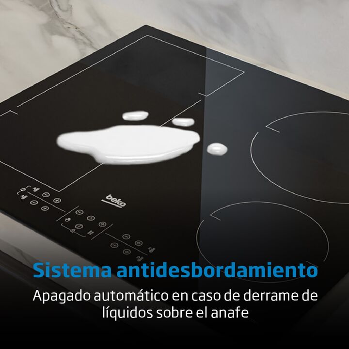 Anafe eléctrico Vitrocerámico Beko 60cm - Vista 6