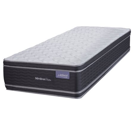 Colchon Inducol Nimbus Firm 1 Plaza 80x190x26 Espuma de Alta Densidad Doble Pillow Extra Firme