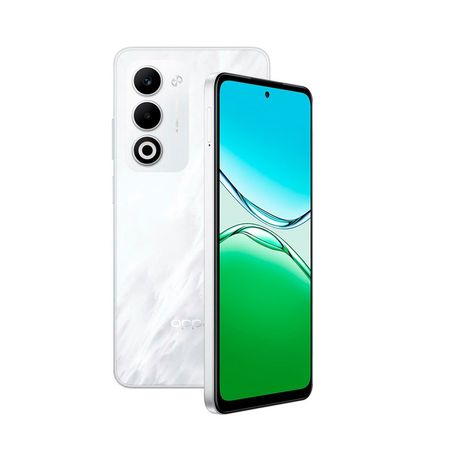 Combo Oppo A5 4G 4+256GB Blanco + Auriculares Hune Over-ear Azul Oceano