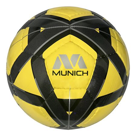 Pelota Munich Elite Pro Futsal - Profesional - Alto Rendimie Amarillo-Negro 4