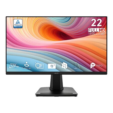 Monitor MSI 22 MP225 Pro E12VL FHD 120Hz HDMI VGA Negro