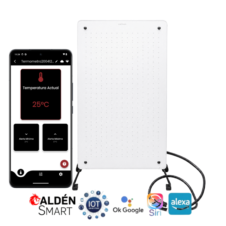 Calefactor Calden Eléctrico 2000W Fijo/Móvil - Vista 2