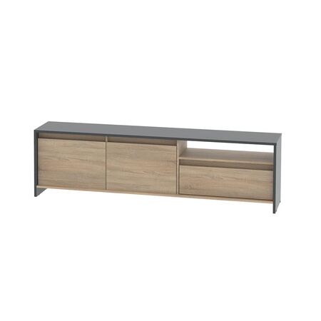 RACK TV NIZA CON CAJON 1.80 GRIS-ROBLE KENDAL RCN180-G_RK