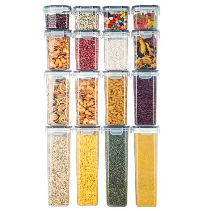 Juego de Contenedores Frascos Herméticos Gadnic Dispenser Cerealero - Vista 1