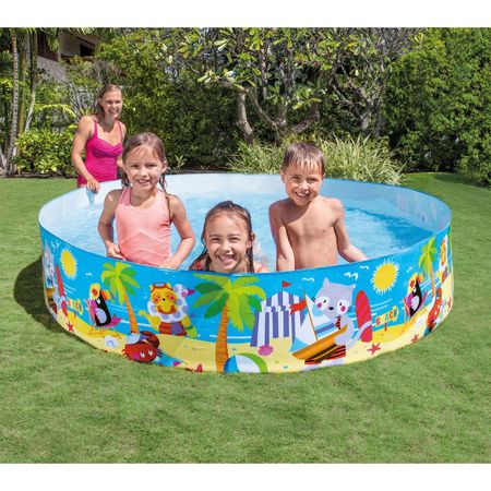 Pileta Inflable Rigida Patitos Intex 122x25cm