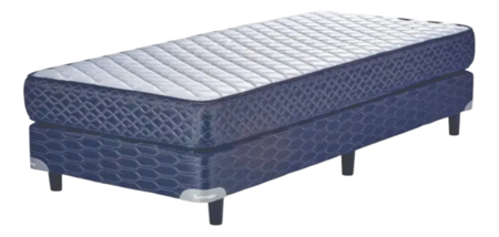COLCHÓN Y SOMMIER SUAVESTAR LUJO 90x190 ESPUMA 1 1/2 PLAZA